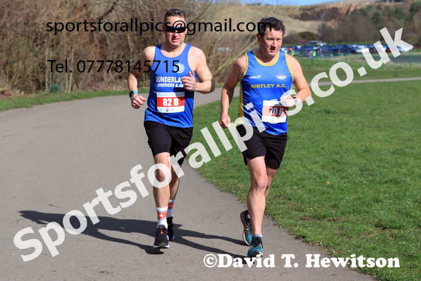 Masters Men Over-50s, 2026 NECAA Royal Signals Road Relays, Hetton Lyons Country Park, Hetton le Hole. Photo: David T. Hewitson/Sports for All Pics